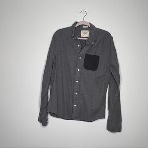 Abercrombie & Fitch Muscle Button Down Shirt L